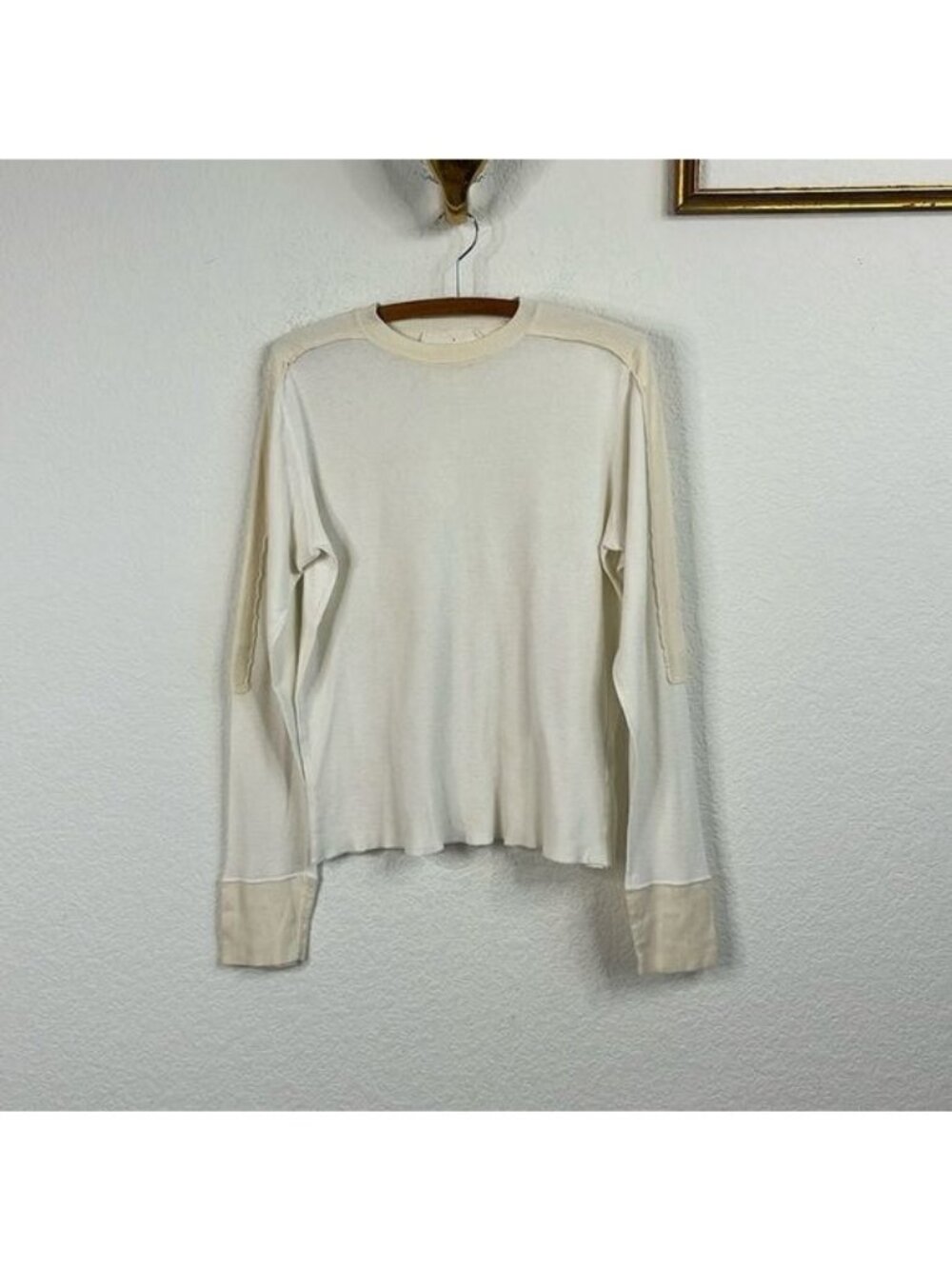 V:room Contrast Thermal Long Sleeve Top Tee